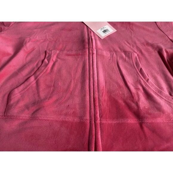Juicy Couture Velour Track Jacket Hot Pink Full Zip Logo On The Back Women’s L - Picture 13 of 13